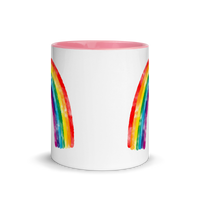 Rainbow Mug with Color Inside 11oz