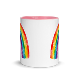 Rainbow Mug with Color Inside 11oz