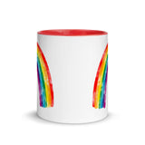 Rainbow Mug with Color Inside 11oz