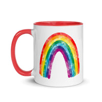 Rainbow Mug with Color Inside 11oz