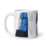 Thirsty White glossy mug