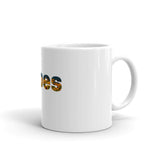 Vibes White glossy mug