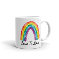 Love is Love White glossy mug