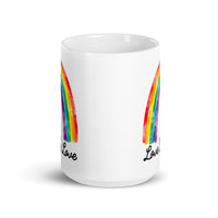 Love is Love White glossy mug