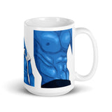 Thirsty White glossy mug