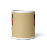 Repeating Scenes White glossy mug