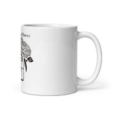 I Can Buy Myself Flowers White glossy mug