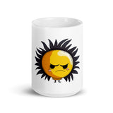 Grumpy Sunshine White glossy mug