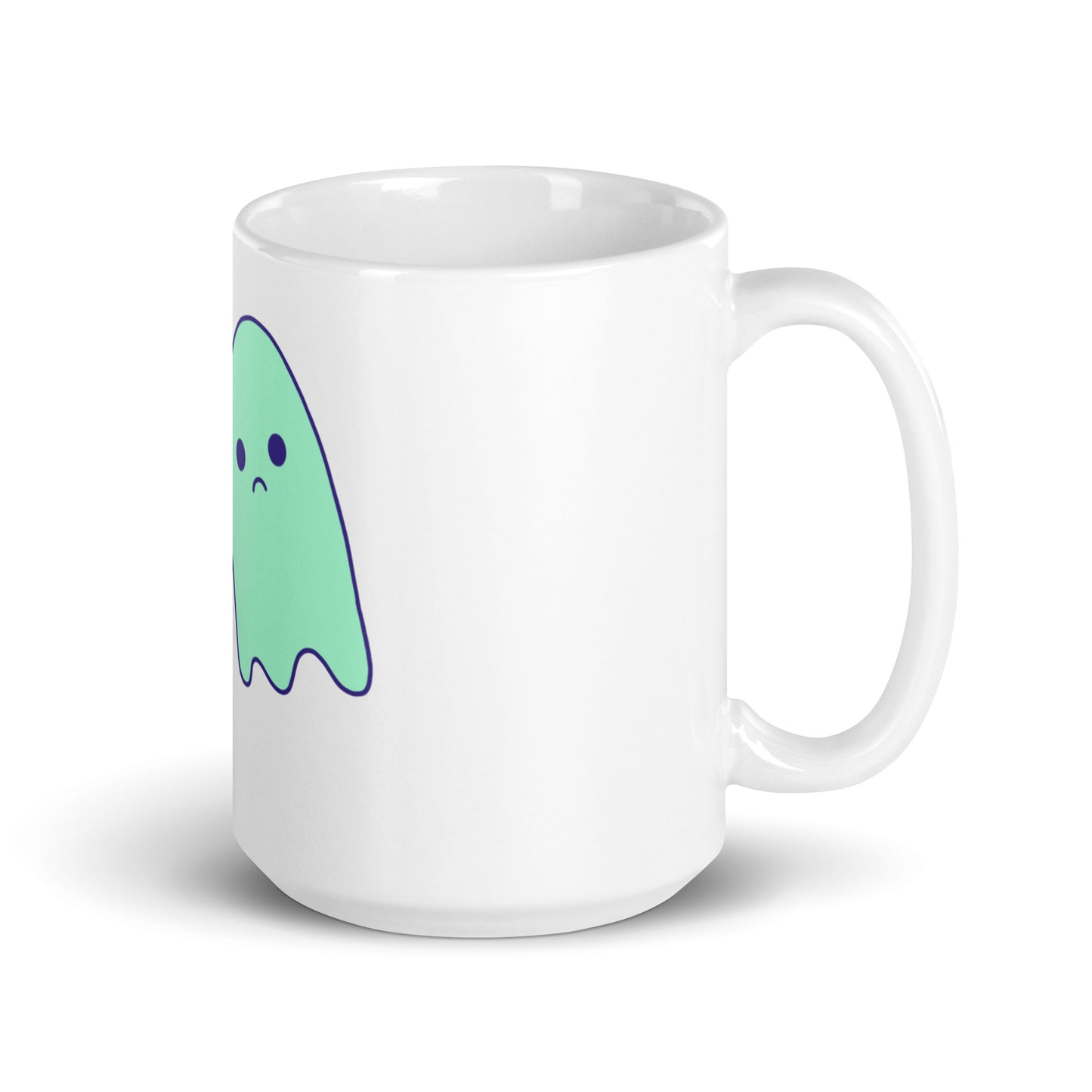 Always 6 ft Away White glossy mug
