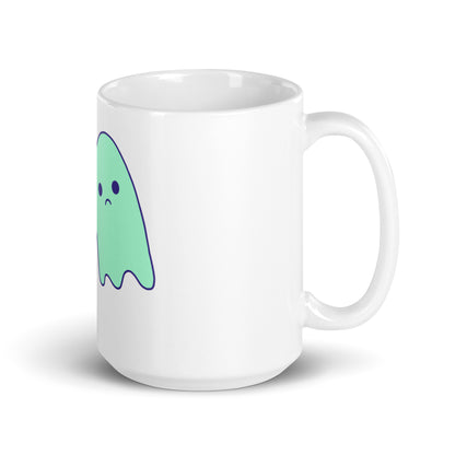 Always 6 ft Away White glossy mug